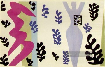 The Knife ThrowerLe lanceur de couteaux Plate XV von Jazz abstrakten Fauvismus Henri Matisse Ölgemälde